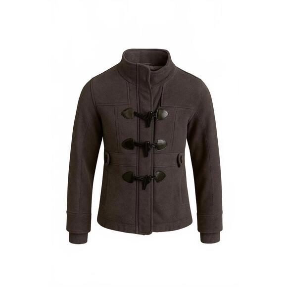 Limited Too Other - Limited Too Toggle Coat Charcoal Gray Fleece Peacoat Girls 10/12 Y2K Jacket